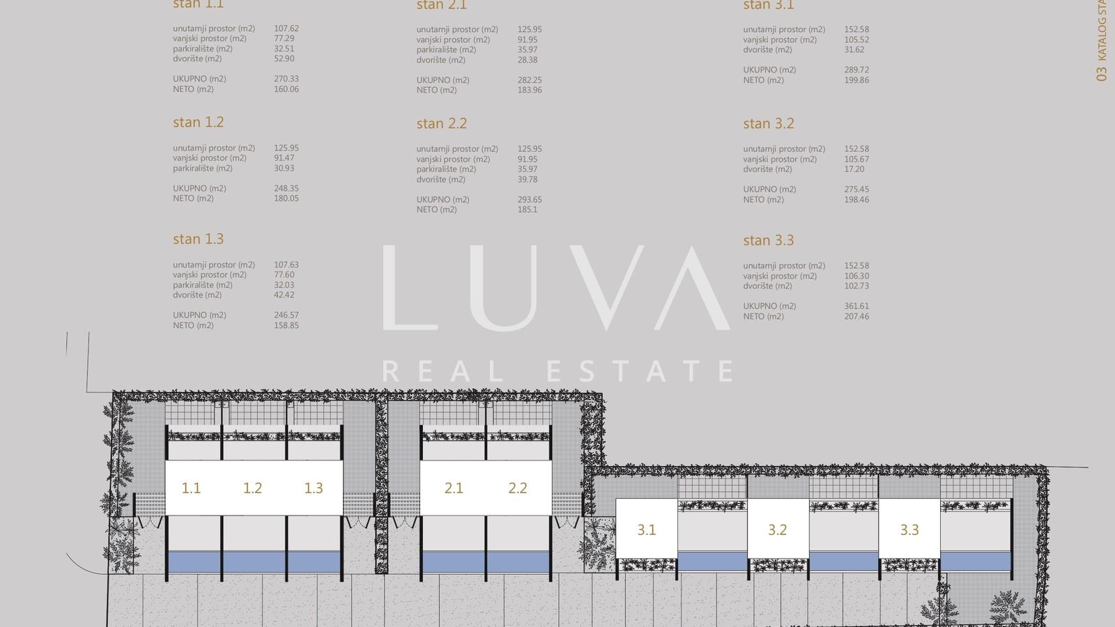 Zadar, luksuzna novogradnja, 4s stan S 1.1 160,06m2 , prodaja