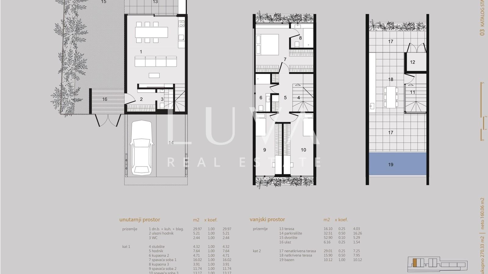 Zadar, luksuzna novogradnja, 4s stan S 1.1 160,06m2 , prodaja