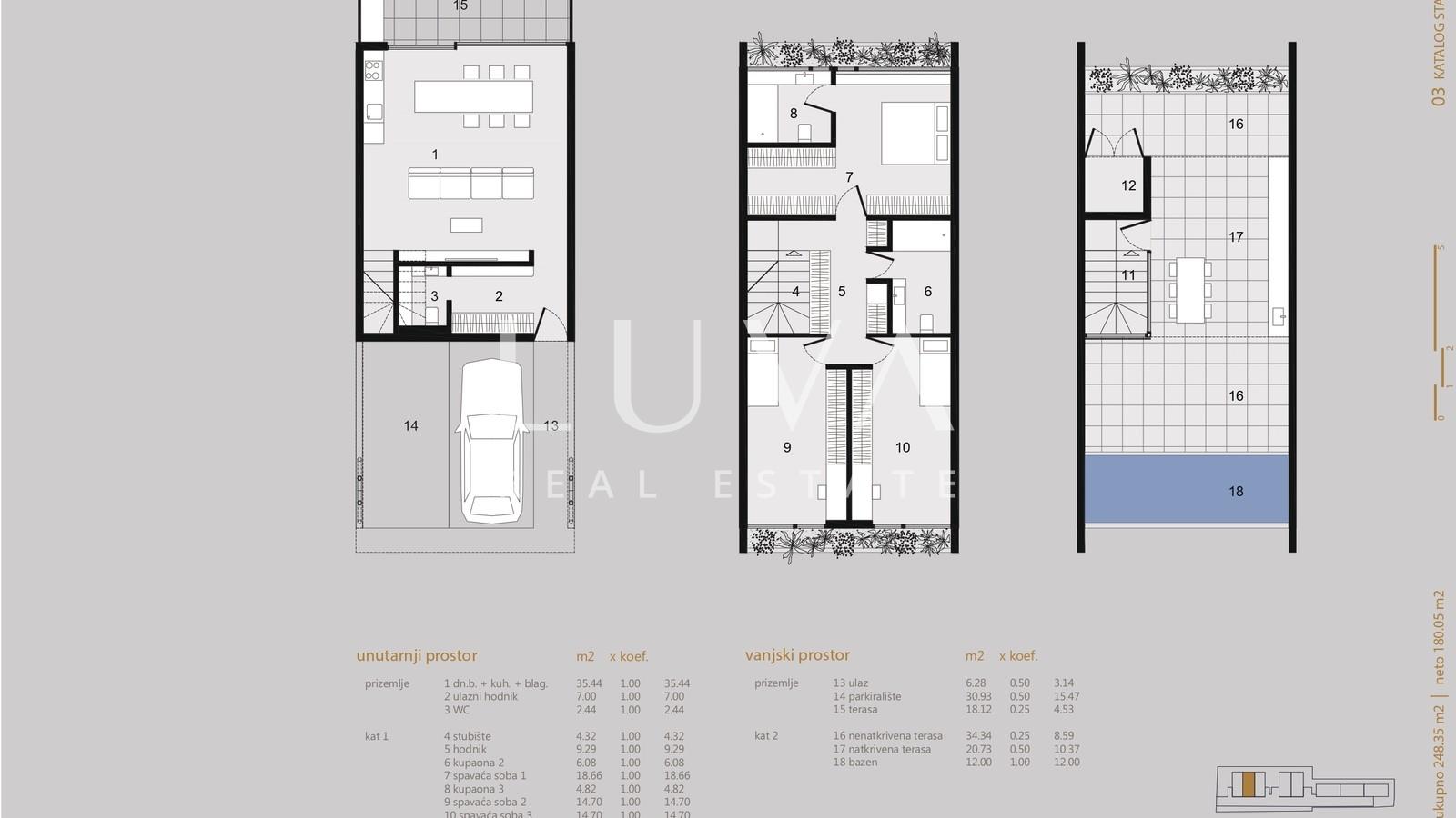 Zadar, luksuzna novogradnja, 4s stan S 1.2 180,06m2 , prodaja