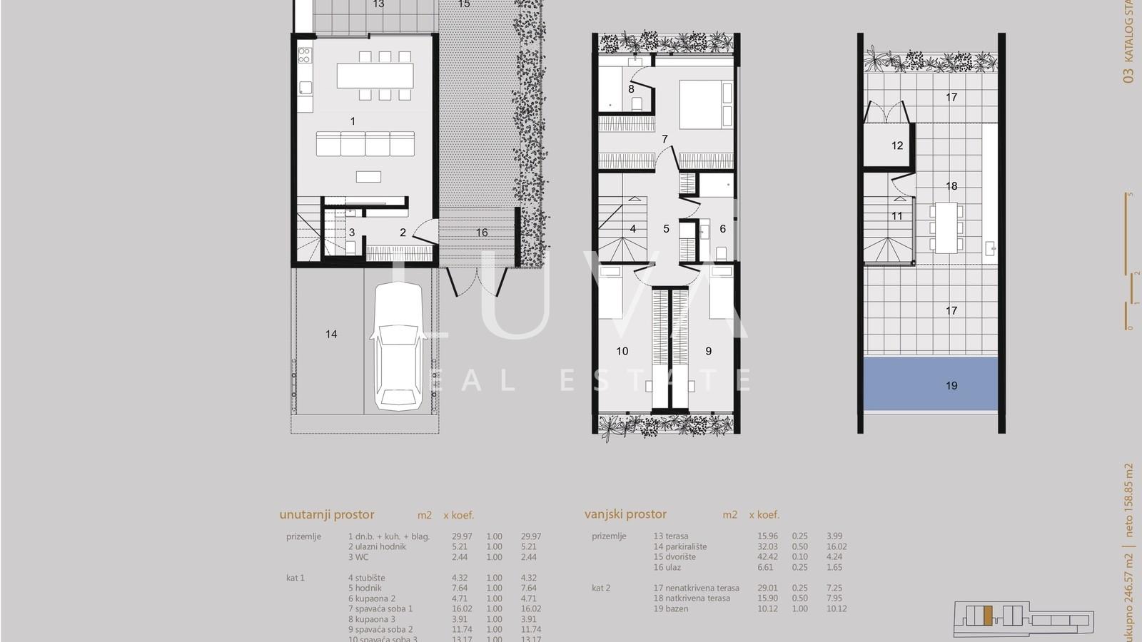 Zadar, luksuzna novogradnja, 4s stan S 1.3 158,85m2 , prodaja