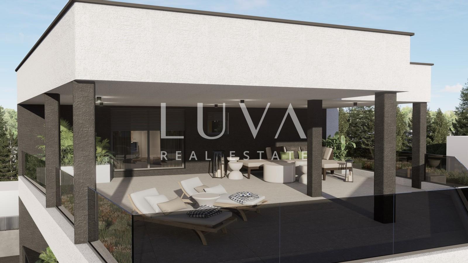 Zagreb, Gračani – modernes Penthouse mit Panoramablick, netto 136,58 m²