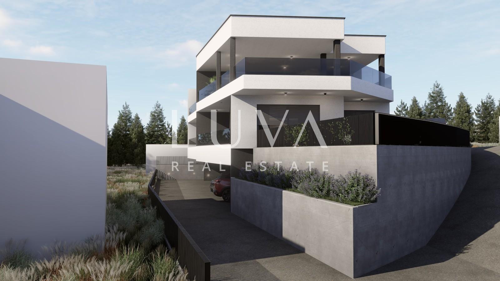 Zagreb, Gračani, dreizimmerige modern Wohnung mit privaten garden und Balkonzugang, net 84,41 m2