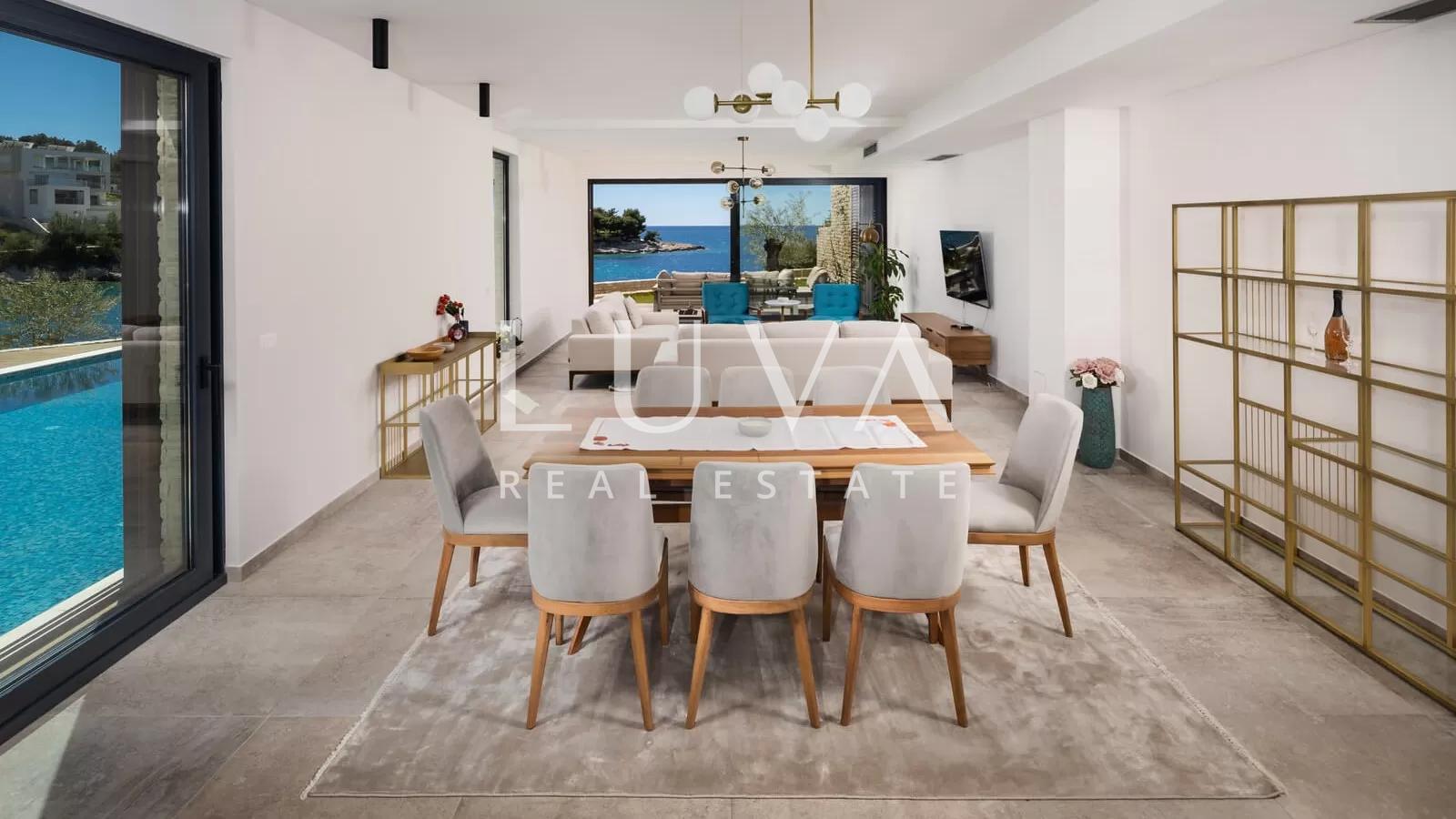 Primošten, luxury seafront Villa 1 with pool for sale
