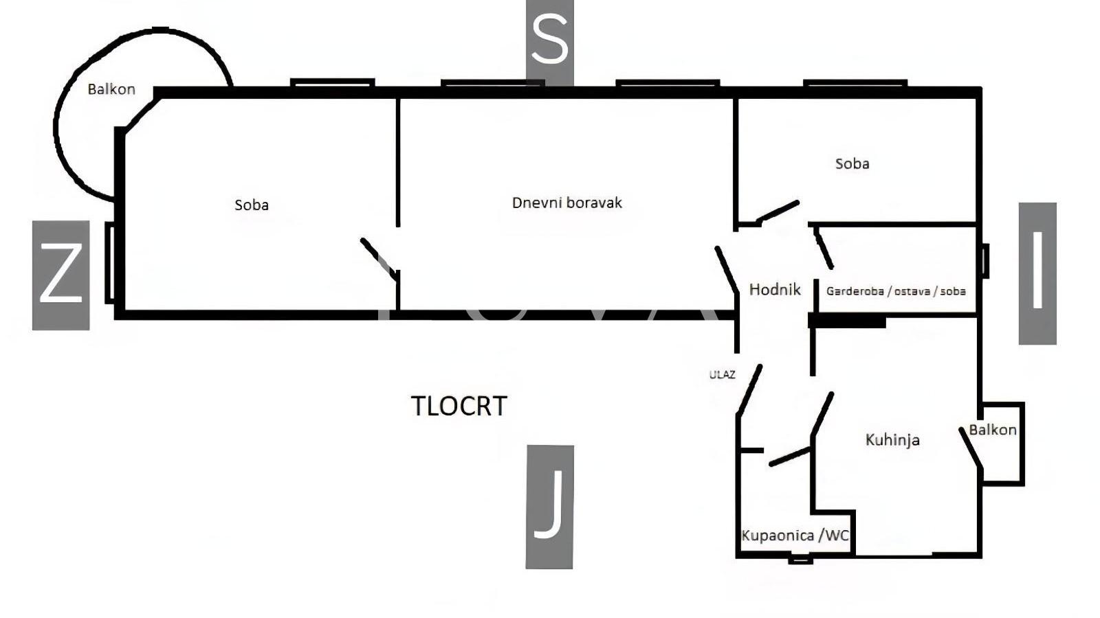 Zagreb, City Centre, modern three-room apartment, 80 m²