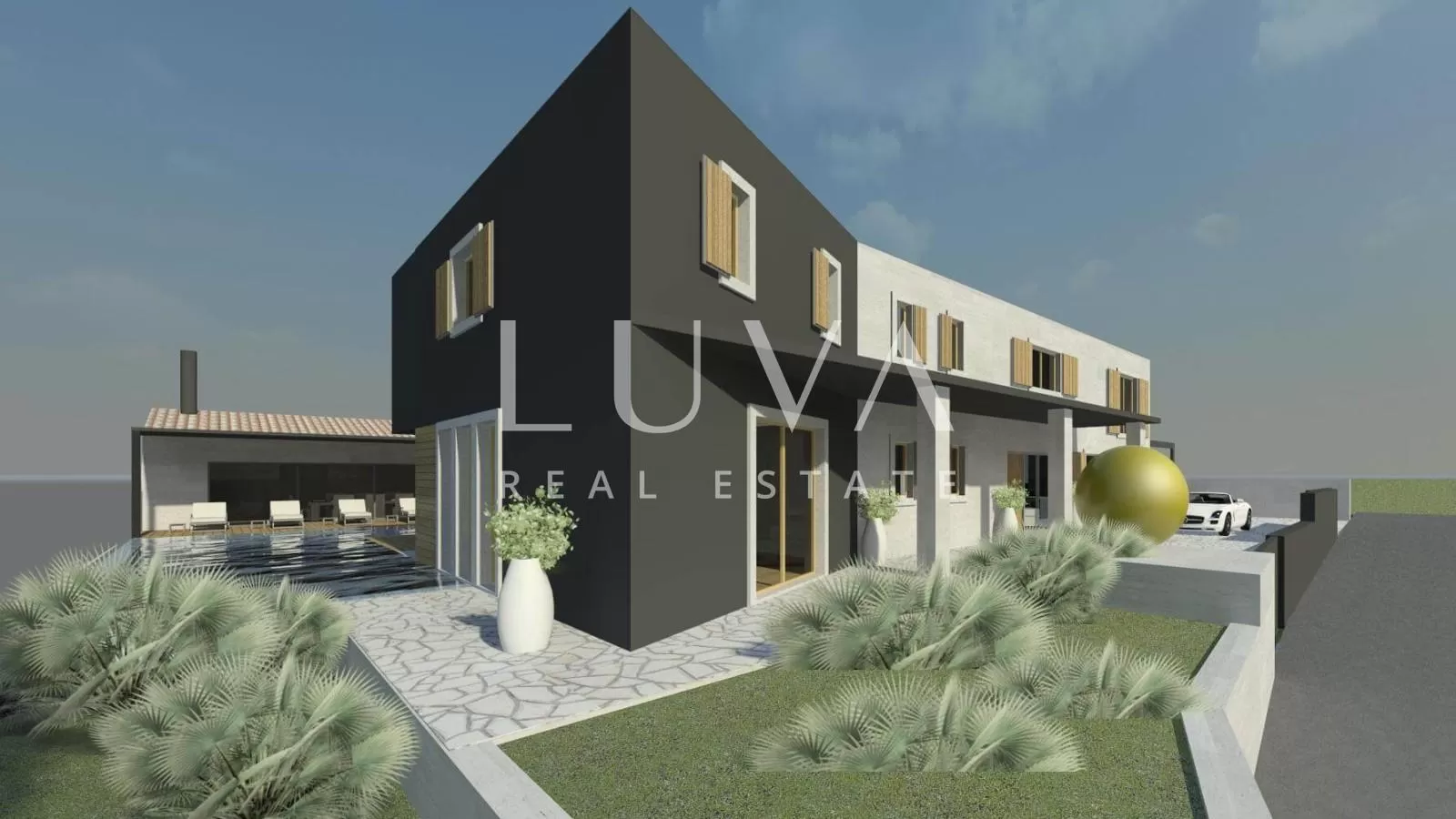 Istrien, Buje, 3906 m² baugrundstück für Villenbau zu verkaufen