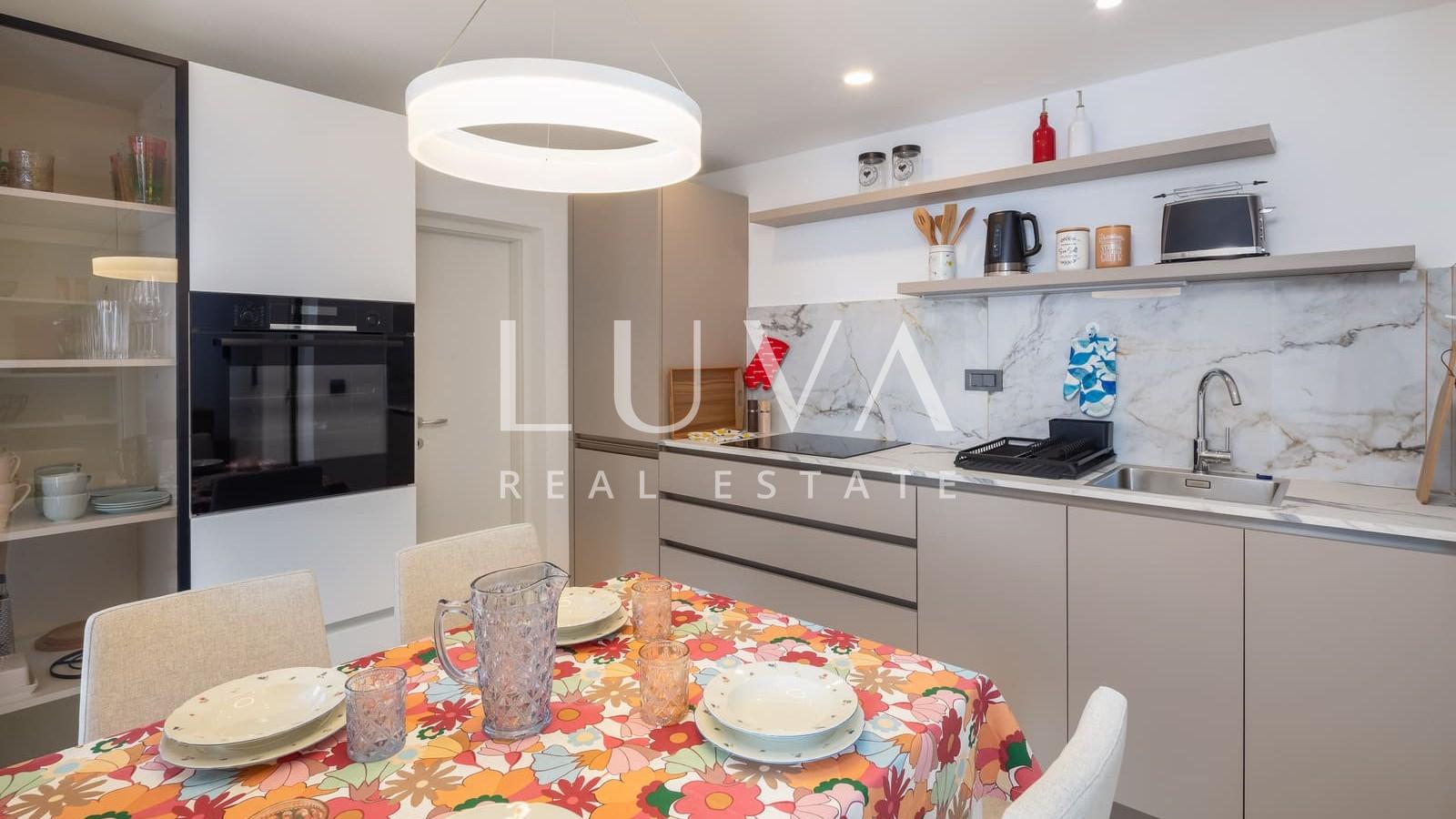 Omiš, Stanići, seafront house with pool for sale