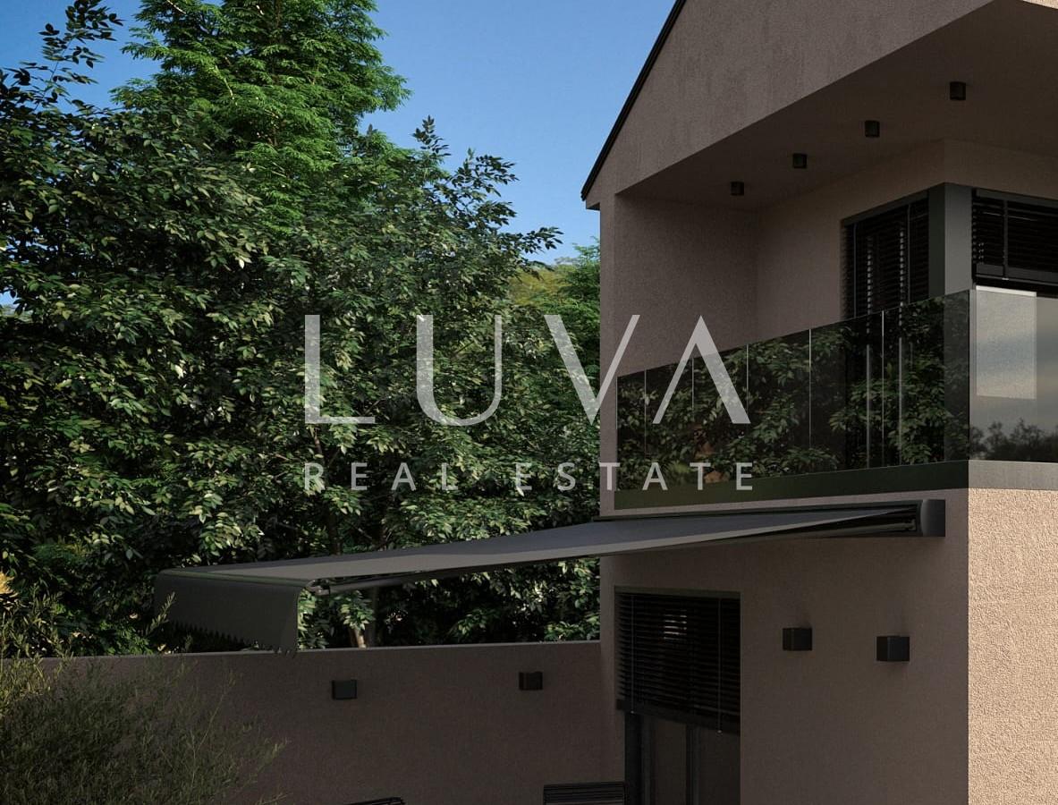 Istria, Sveti Lovreč, modern house with sauna and sea view, 118 m²