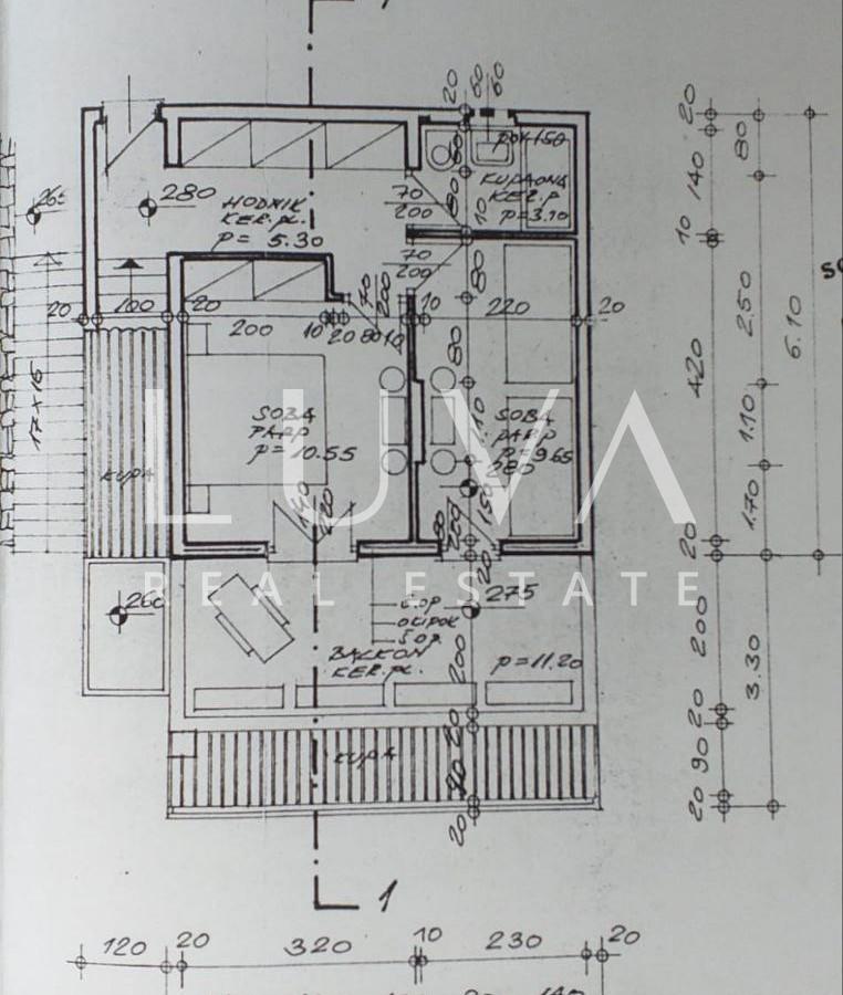 Omiš, Stanići, seafront house with pool for sale