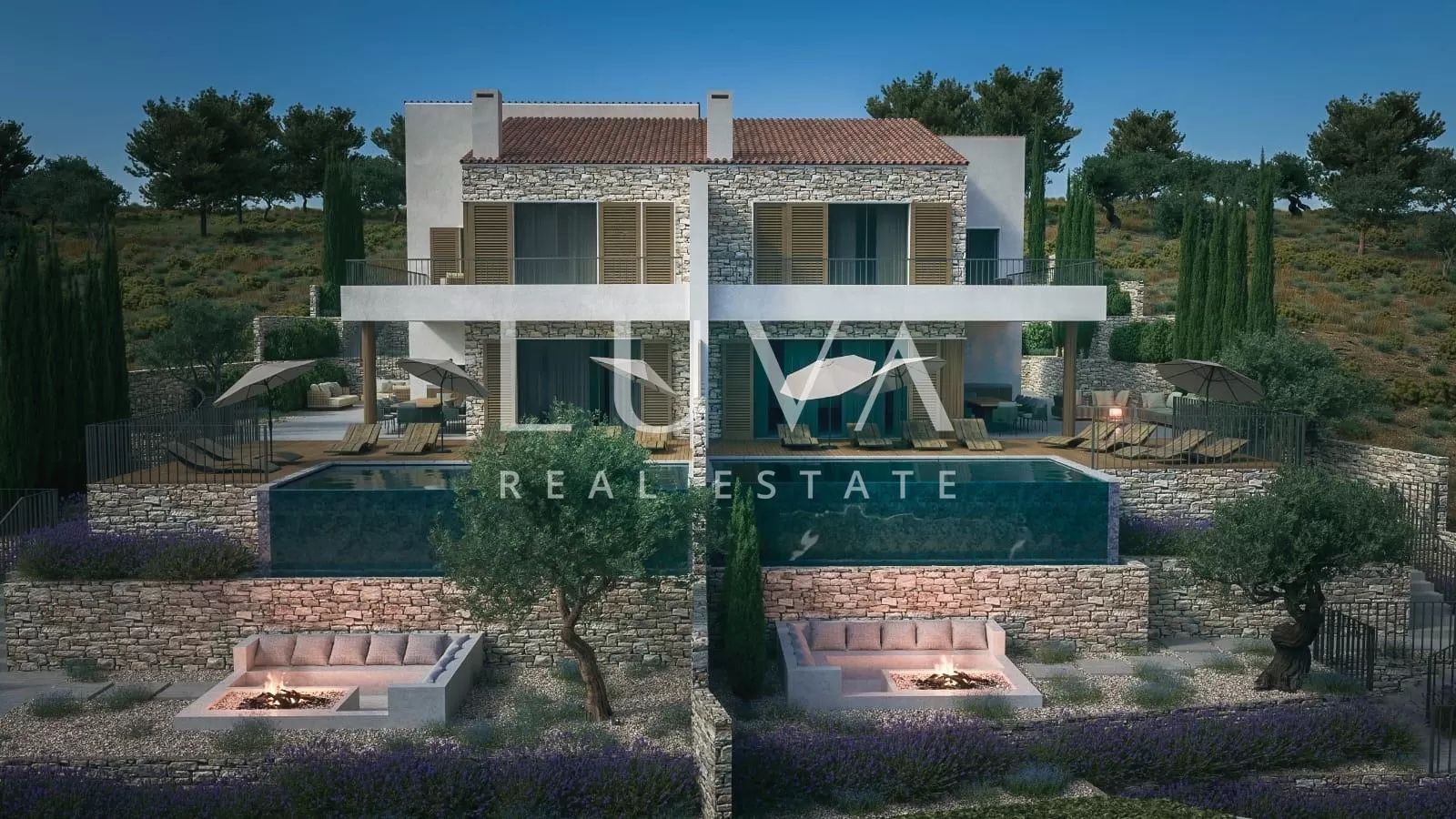 Insel Cres, Martinšćica, Luxuriöses Haus mit Pool und traumhaftem Meerblick, 267,48 m²