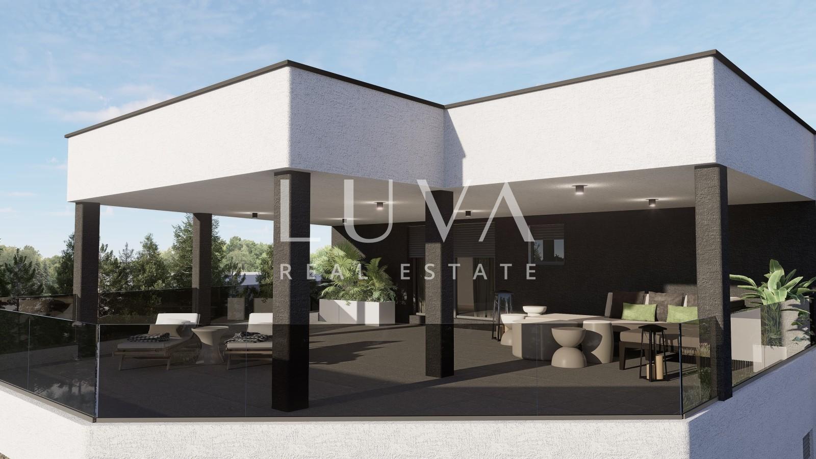 Zagreb, Gračani – modernes Penthouse mit Panoramablick, netto 136,58 m²