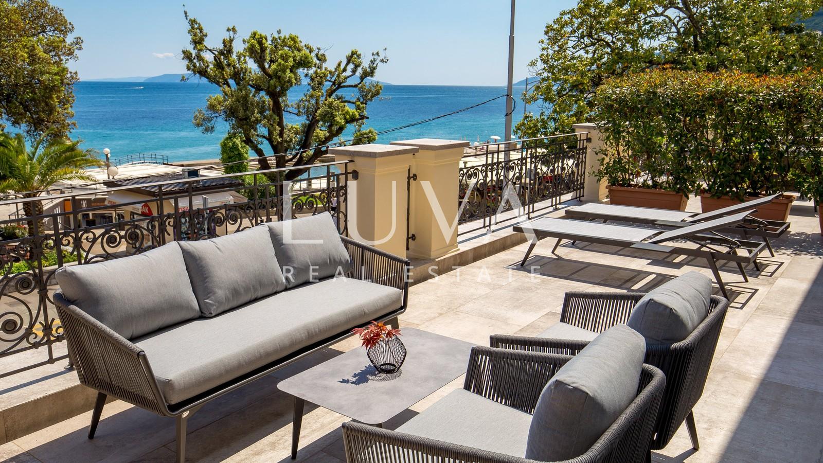 Opatija, city center, luxury apartment NFA 88 m² for sale