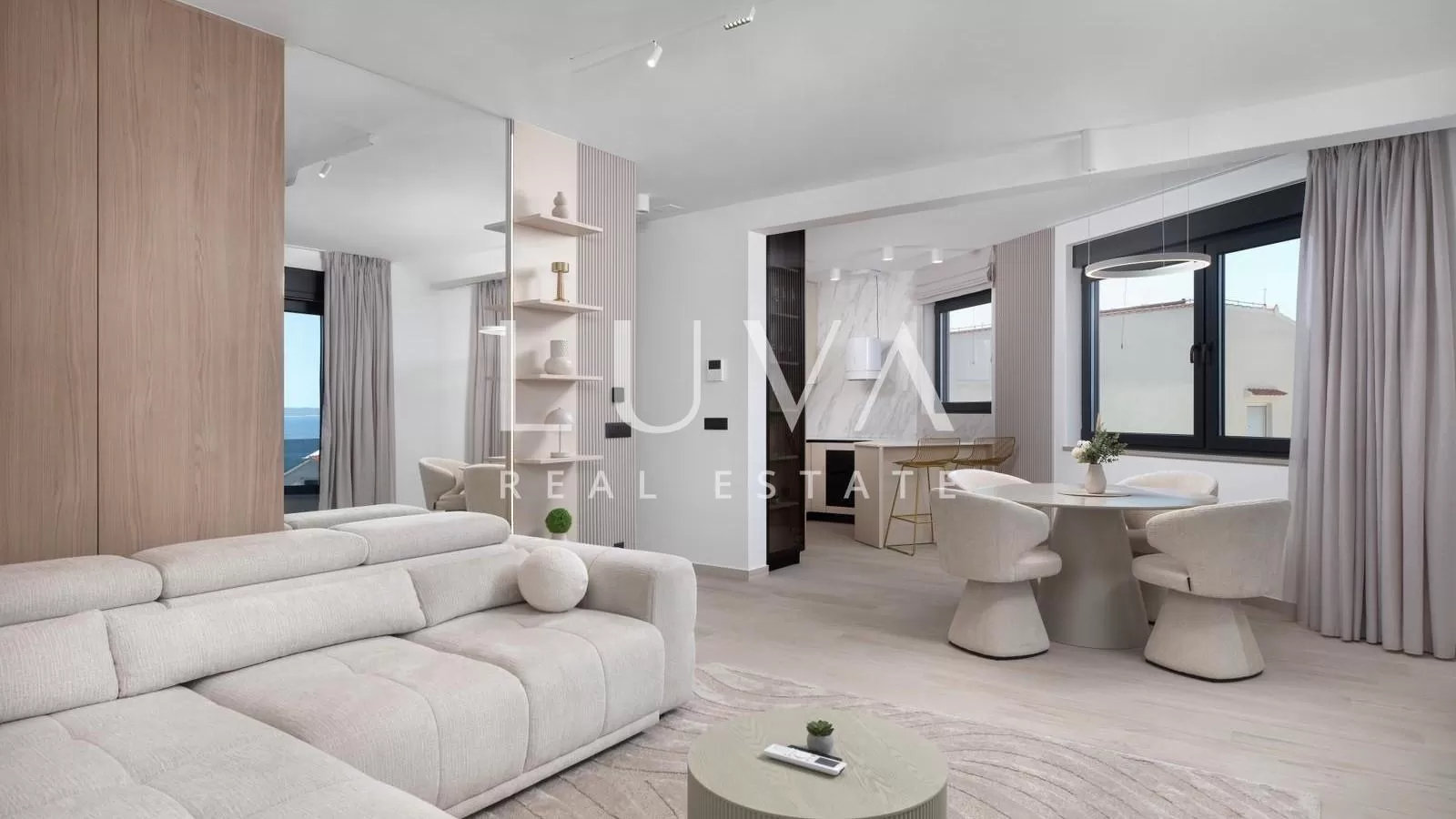 Zadar, Petrčane, luxury penthouse with roof terrace, 161.6 m²