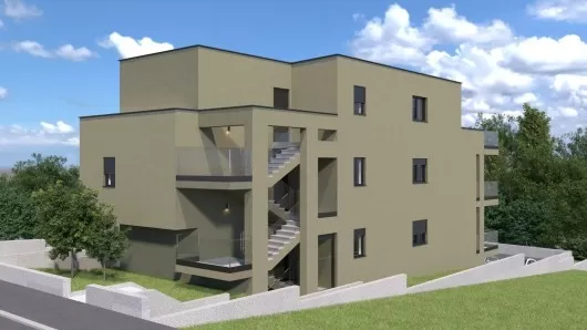 Zagreb, Fraterščica – Neubau 4-Zimmer-Wohnung + 2 Außenstellplätze + 1 Garagenstellplatz, 108 m²