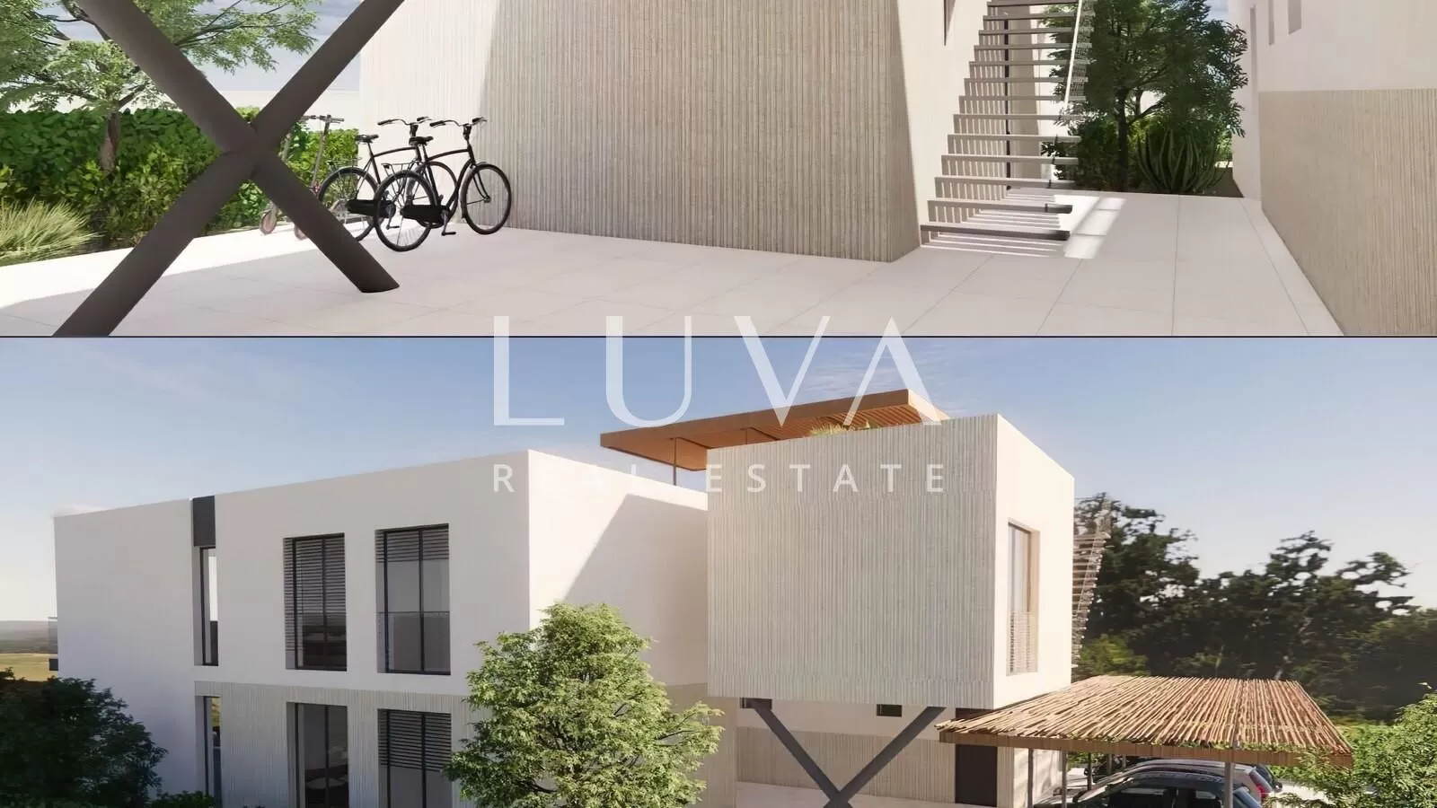 Ugljan, luksuzni apartman s vrtom, prvi red do mora NKP 52,58 m2