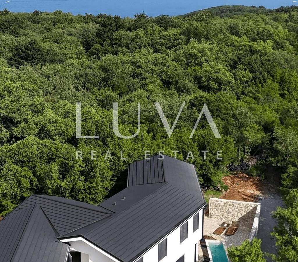 Krk, Vrbnik, luxury secluded villa with pool for sale