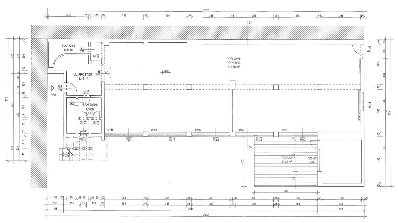 Zagreb, Zentrum, Gebäude 450m2 + Parkplatz und Hof, zu verkaufen
