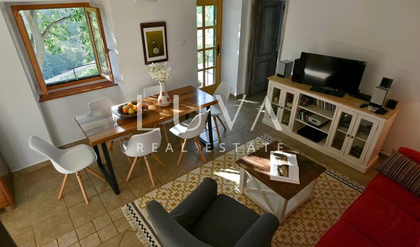 Dol, Brač, stone house with sea view for sale