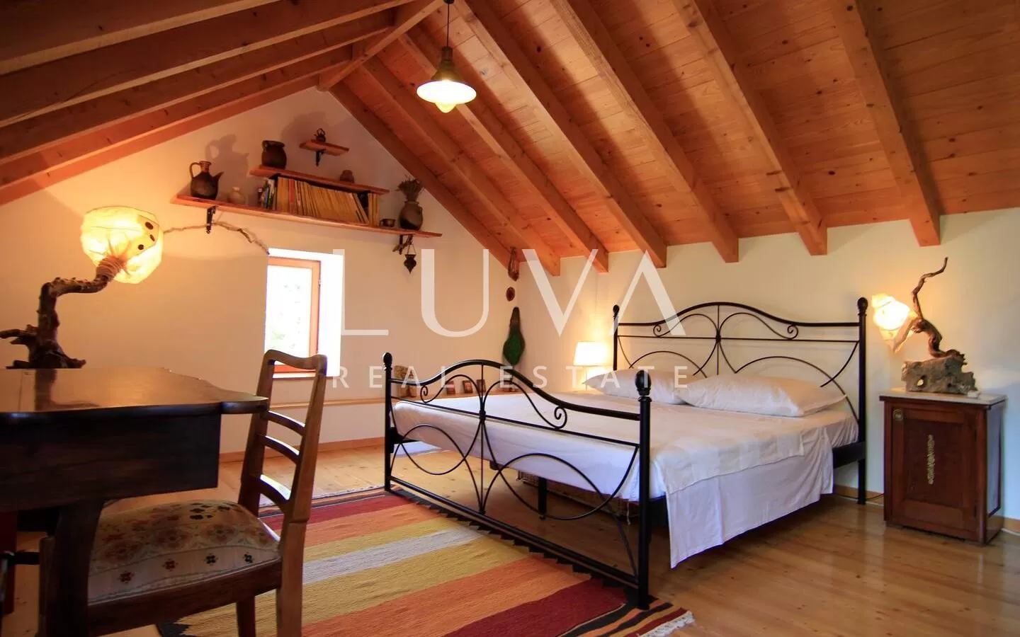 Dol, Brač, stone house with sea view for sale