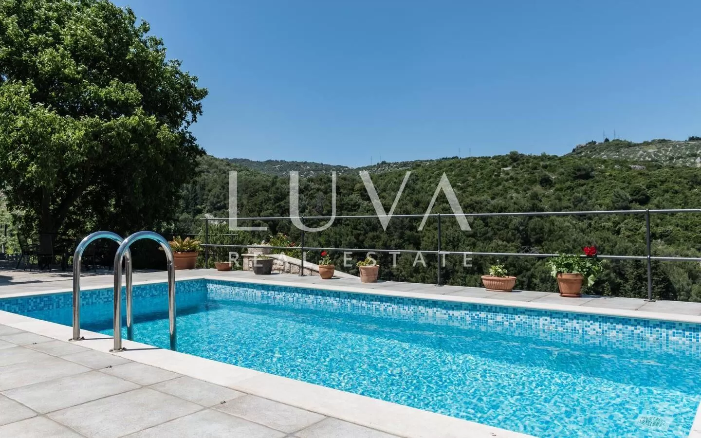 Dol, Brač, stone house with sea view for sale