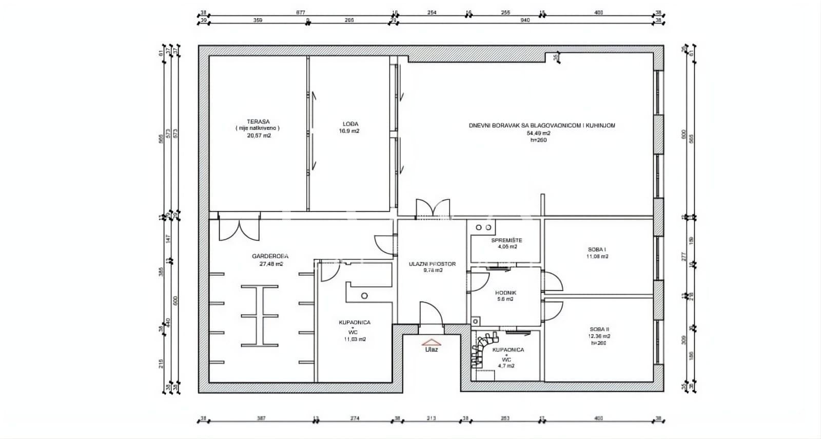 Luxuriöses 200 m2 Penthouse in Zagreb – Vrbani zu verkaufen
