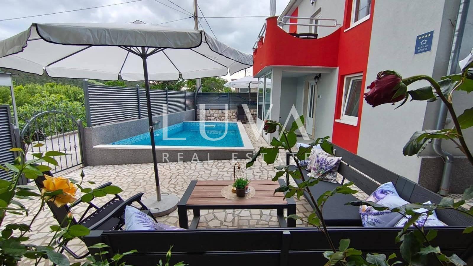 Kraljevica, Križišće, house with a pool for sale