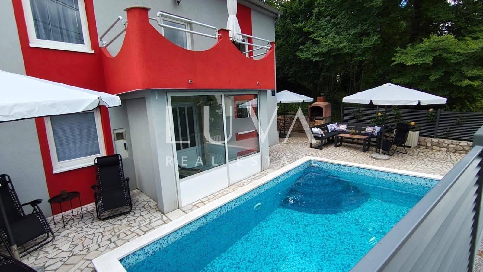 Kraljevica, Križišće, house with a pool for sale