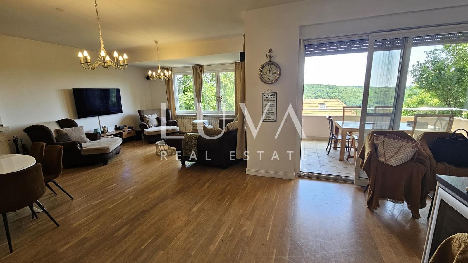 Zagreb, Gornje Prekrižje, Luxusapartment mit Garten und Garage, 230m2