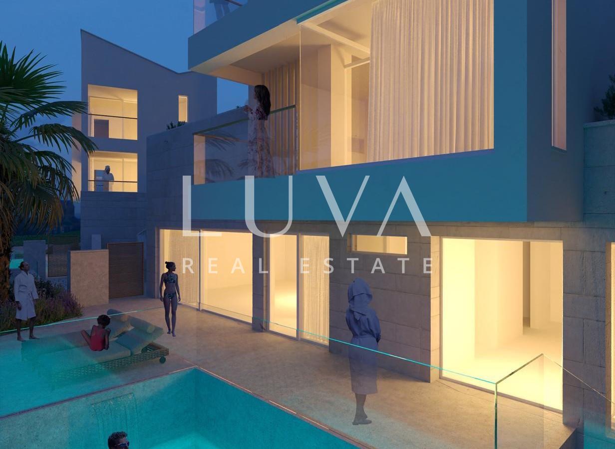 Seget Donji, land with a building permit for luxury villas