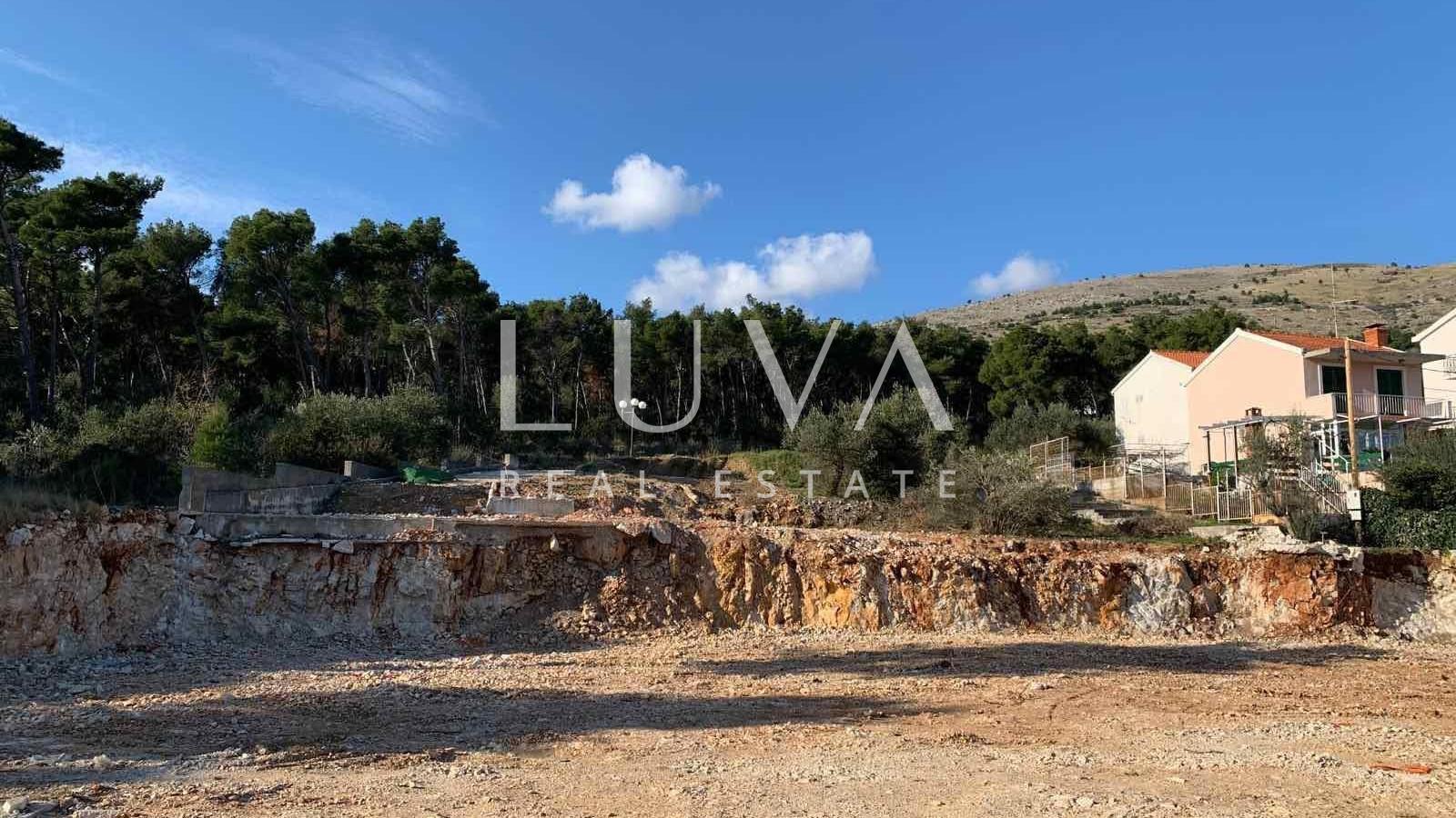 Seget Donji, land with a building permit for luxury villas