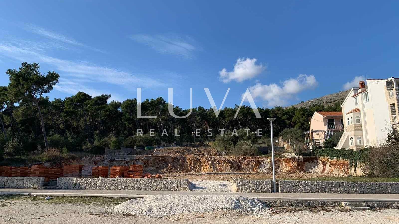 Seget Donji, land with a building permit for luxury villas