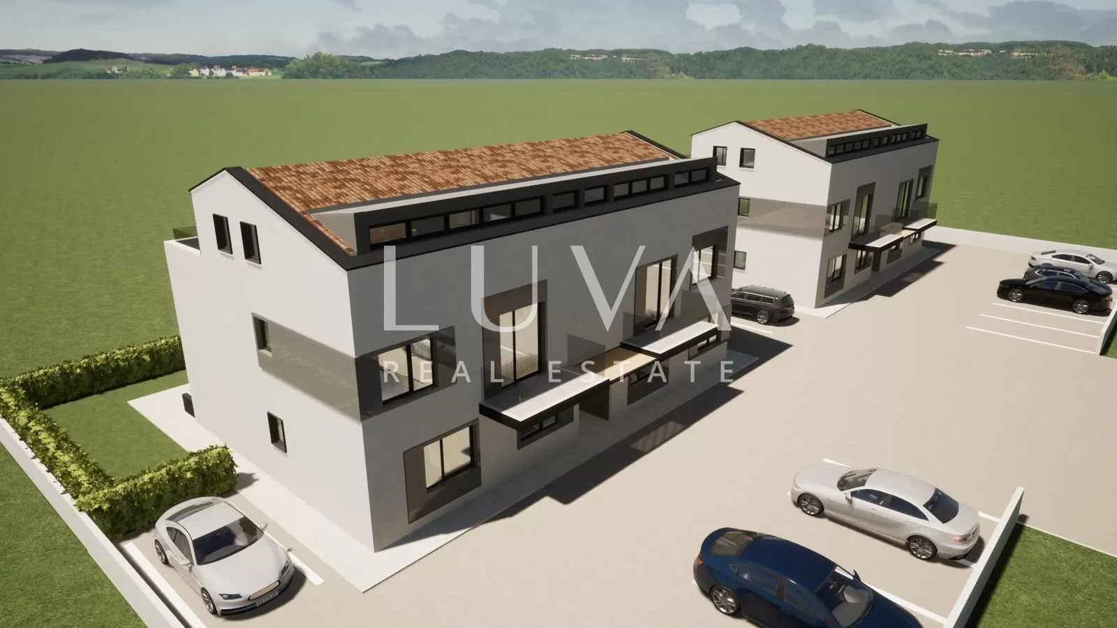 Poreč, dvosoban stan u novogradnji  s privatnim vrtom