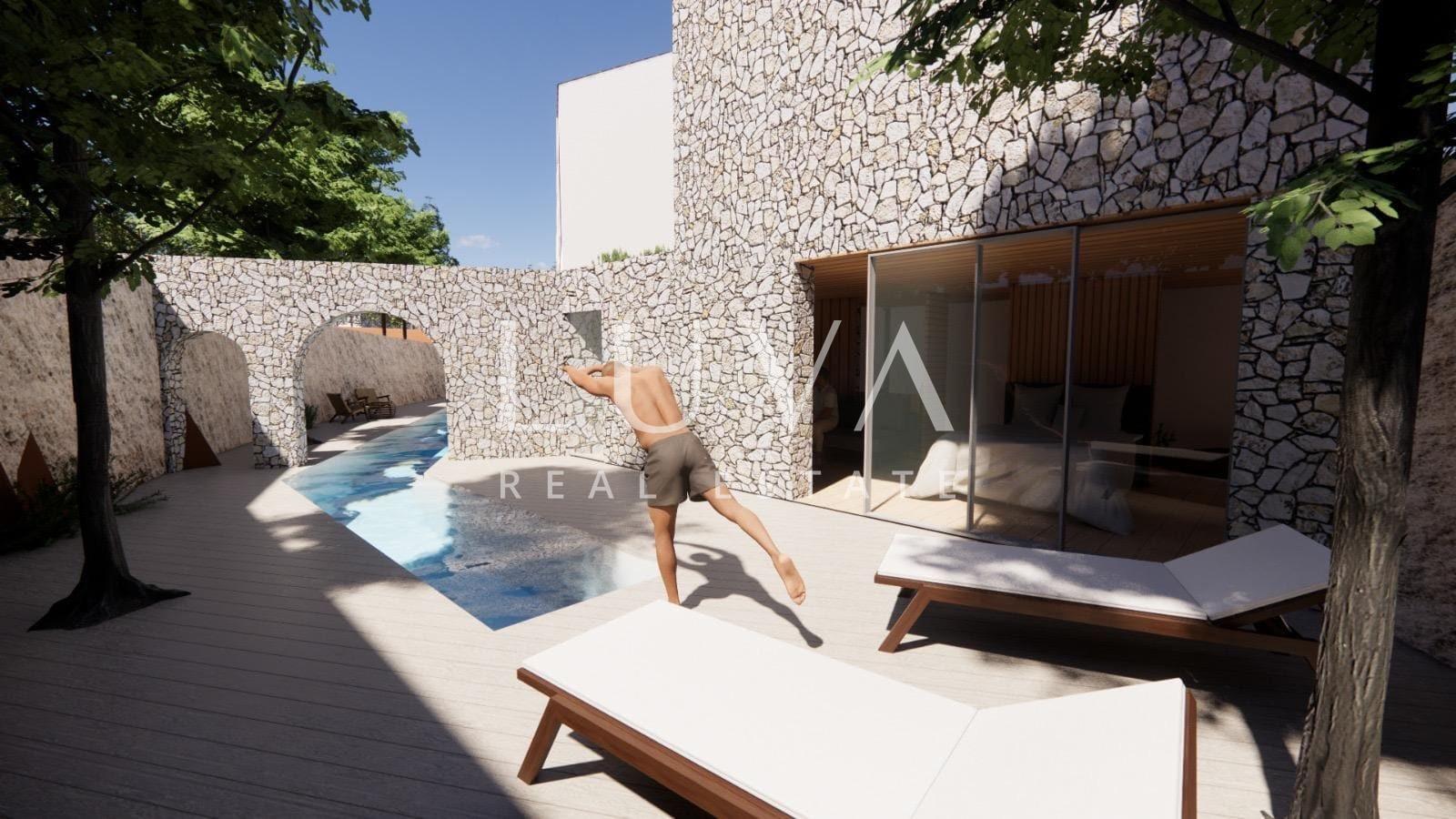 Krk, Vrbnik, luxury secluded villa with pool for sale