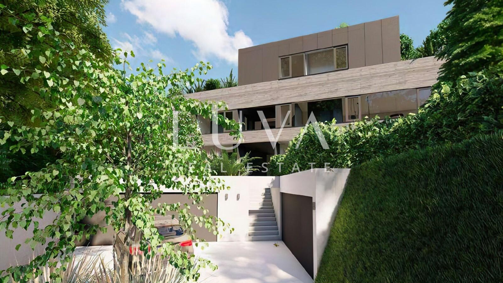 Zagreb, Markuševec, Baugrundstuck mit Projekt zu verkaufen