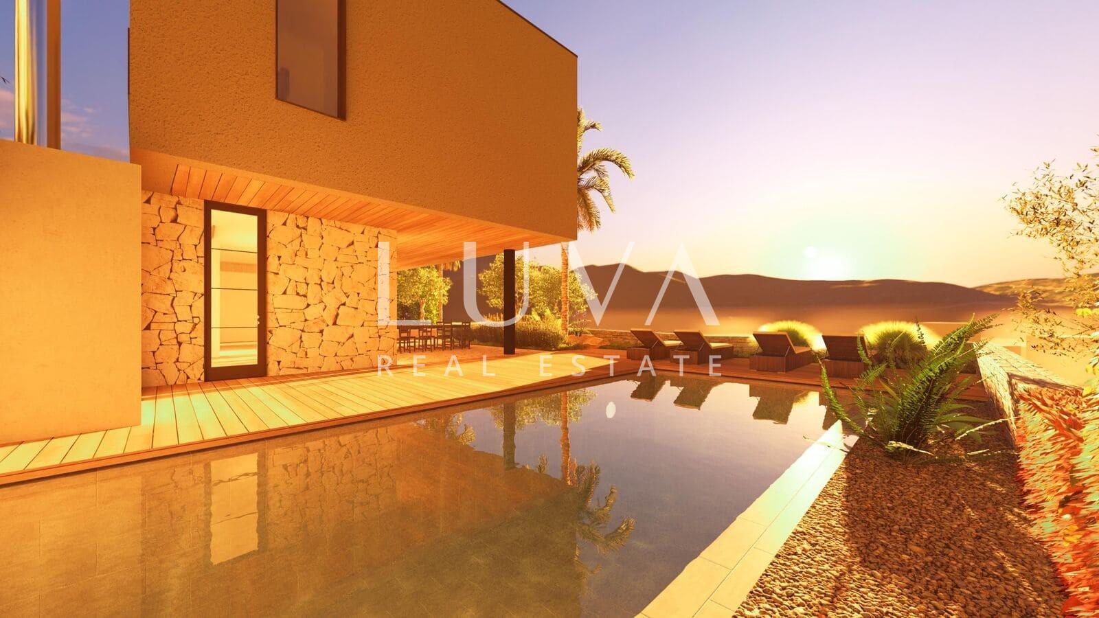 Dubrovnik, Slano, seaside land for sale for the construction of 3 villas.