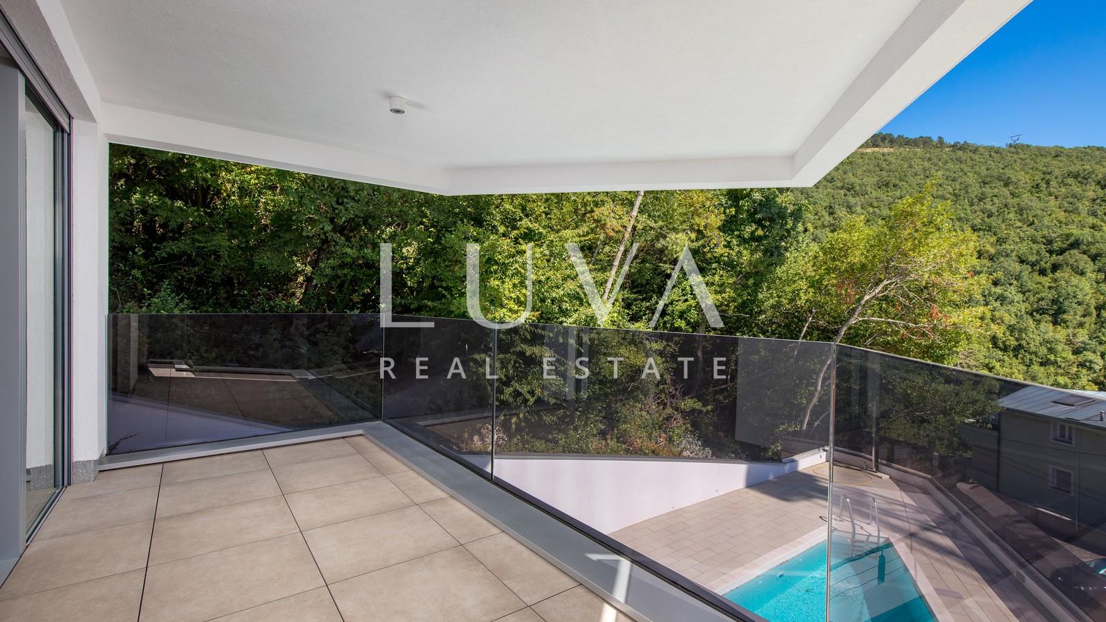 Opatija, luxury new building with garden, apartment NFA 125.81 m²