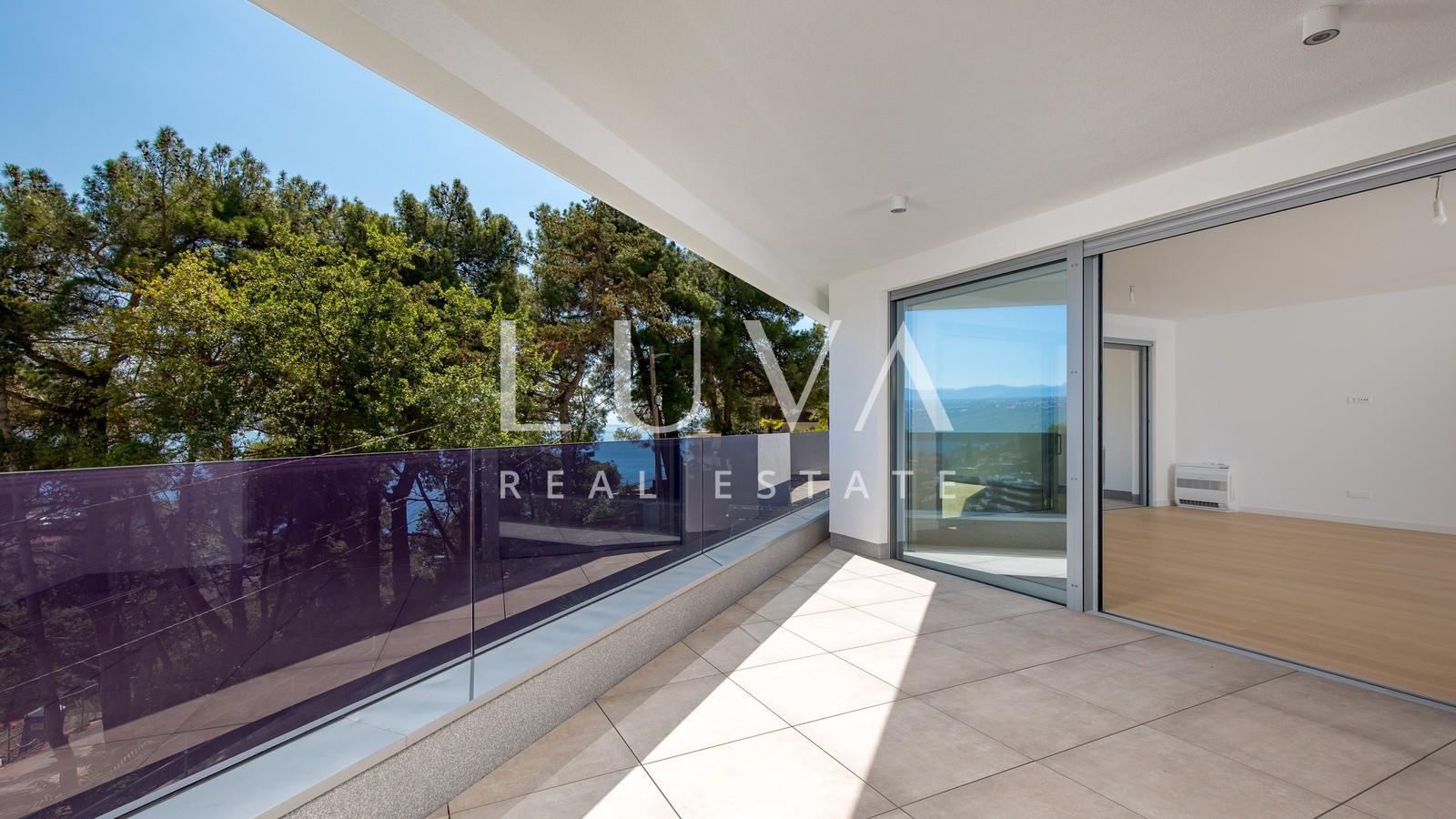 Opatija, luxury new building with garden, apartment NFA 125.81 m²