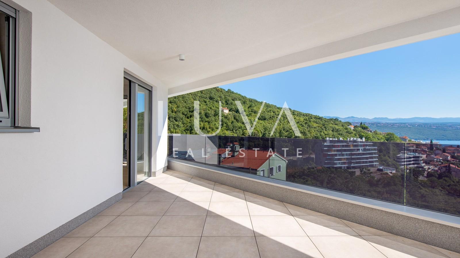 Opatija, luxury new building with garden, apartment NFA 125.81 m²