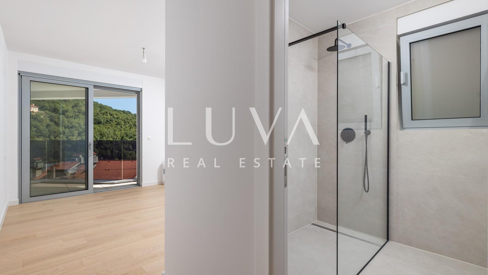 Opatija, luxury new building with garden, apartment NFA 125.81 m²