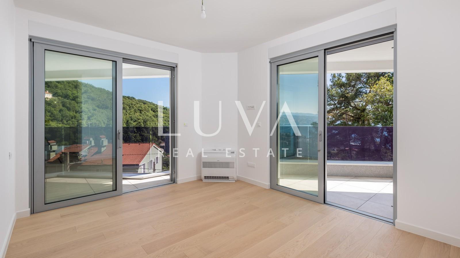 Opatija, luxury new building with garden, apartment NFA 125.81 m²