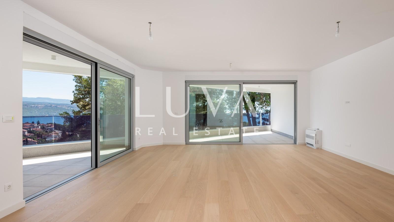 Opatija, luxury new building with garden, apartment NFA 125.81 m²