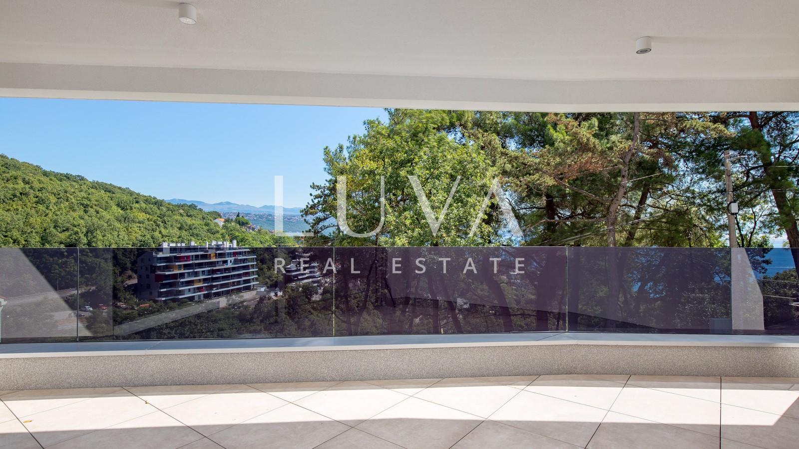 Opatija, luxury new building with garden, apartment NFA 125.81 m²