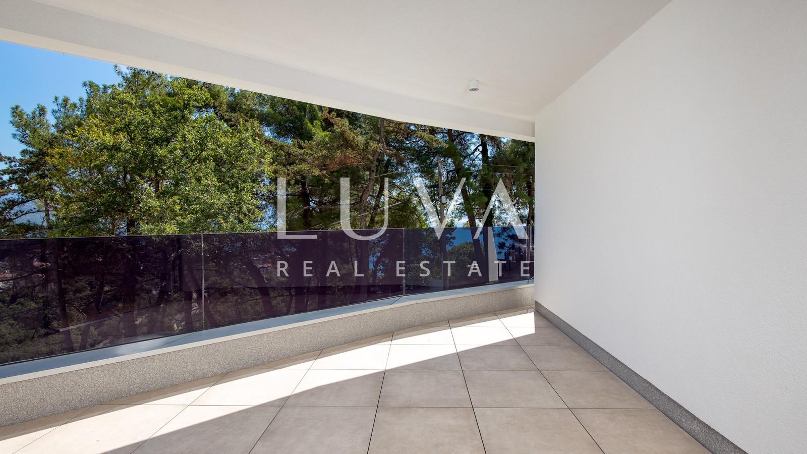 Opatija, luxury new building with garden, apartment NFA 125.81 m²