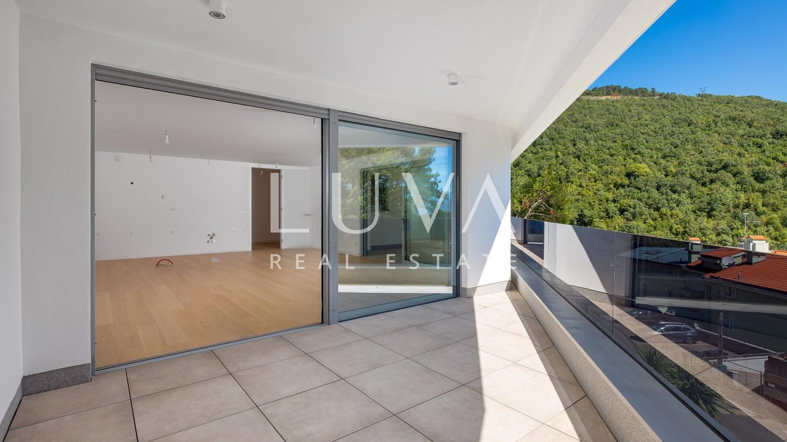 Opatija, luxury new building with garden, apartment NFA 125.81 m²