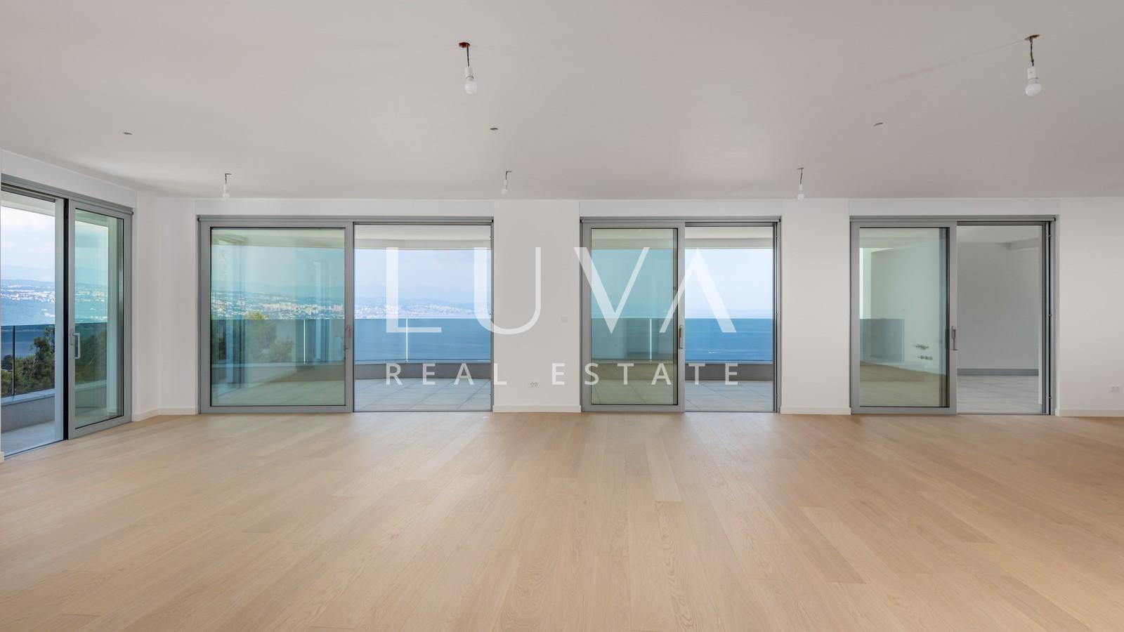Opatija, luxury new building with sea view, apartment NFA 367.19 m²