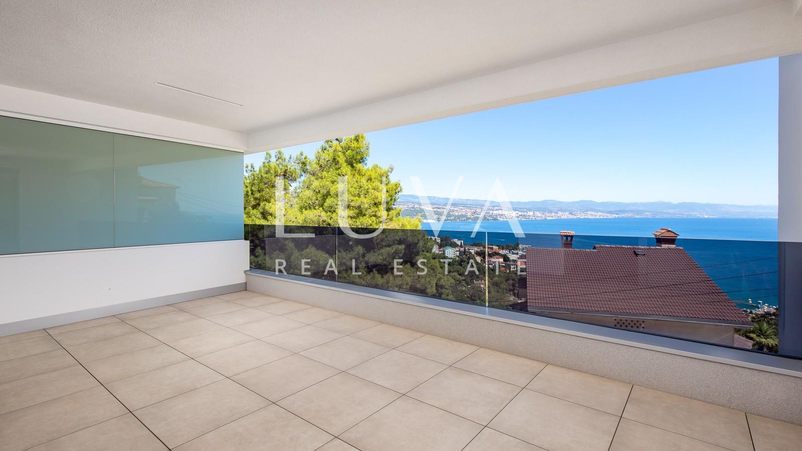 Opatija, luxury new building with sea view, apartment NFA 92.14 m²