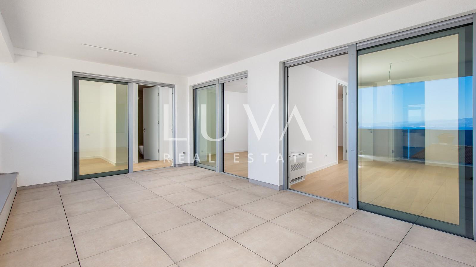 Opatija, luxury new building with sea view, apartment NFA 92.14 m²
