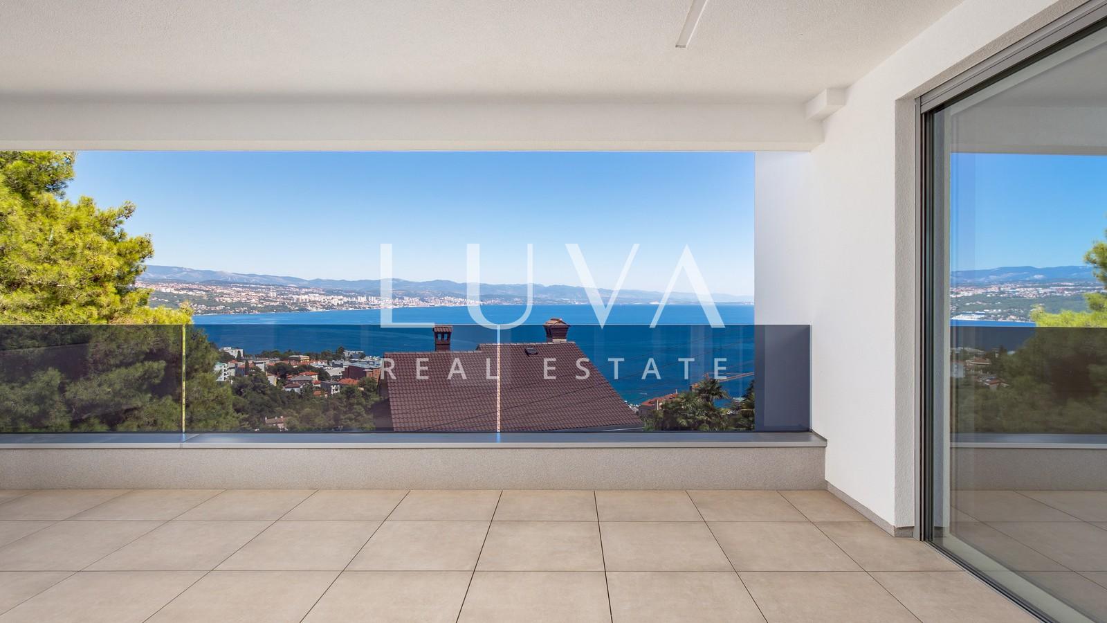 Opatija, luxury new building with sea view, apartment NFA 92.14 m²