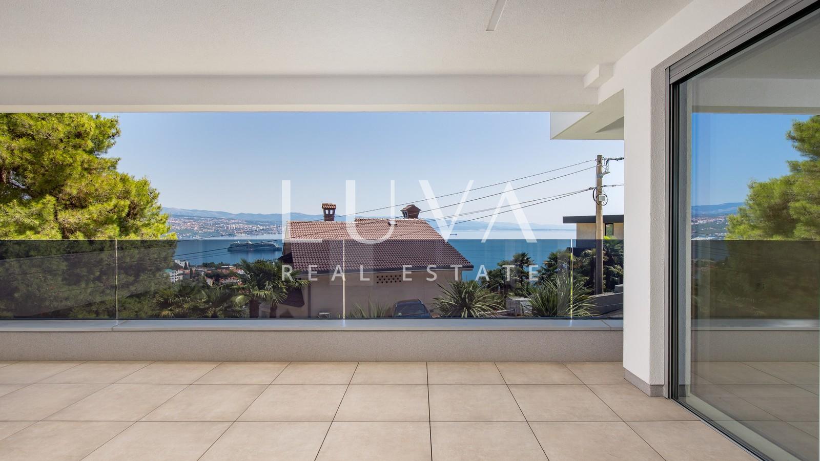 Opatija, luxuriöser Neubau mit Meerblick, Wohnung NF 95,22 m²