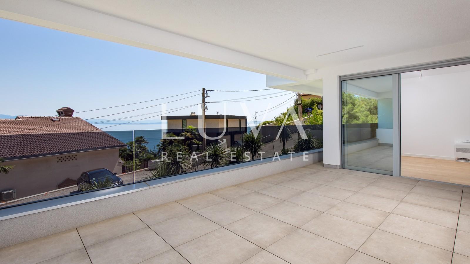 Opatija, luxuriöser Neubau mit Meerblick, Wohnung NF 95,22 m²