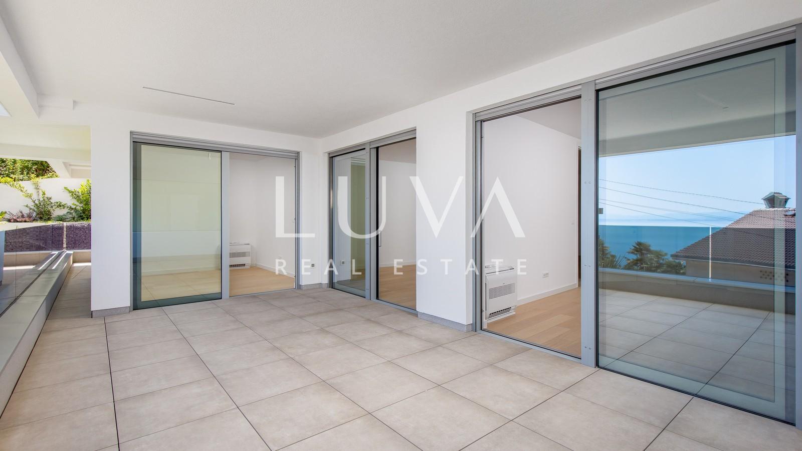 Opatija, luxuriöser Neubau mit Meerblick, Wohnung NF 95,22 m²